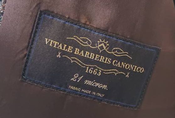 オーダースーツ Vitale Barberis Canonico