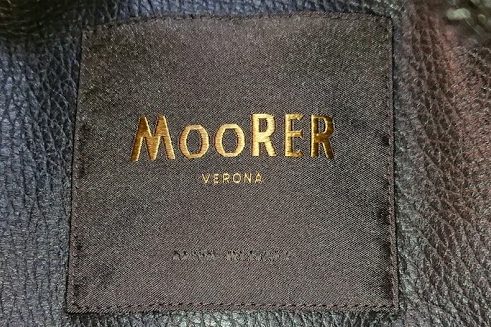 MOORER レザーダウンブルゾン